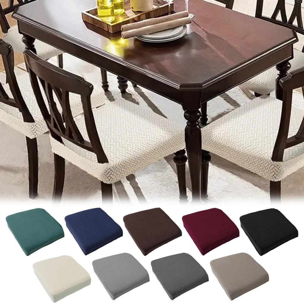 Chair Cover Universal Four Seasons Universal Solid Color New  Thickened Stool Cushion Cover