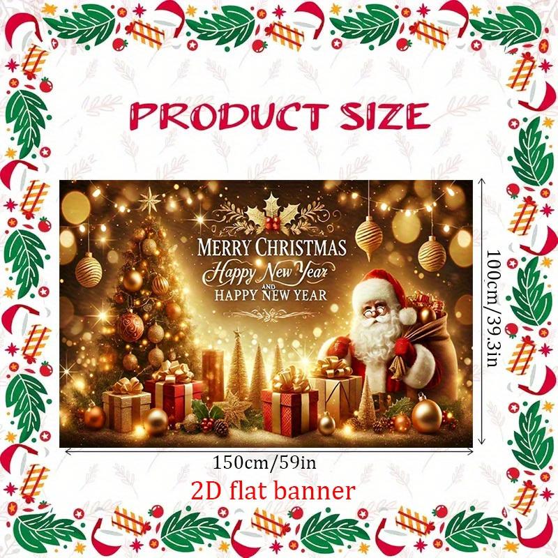 1Pcs Christmas Theme Pattern Decoration Background bedroom Backdrop Decorations For Photo Studio Photo Booth Christmas Party