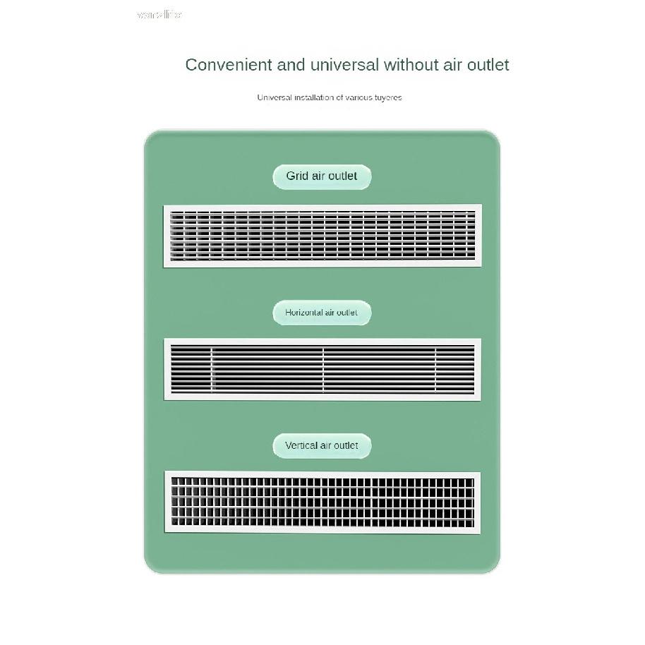 Central Air Conditioning Windshield Anti-Direct Blowing Adjustable Air Outlet Universal Air Conditioner Baffle Wind Deflector
