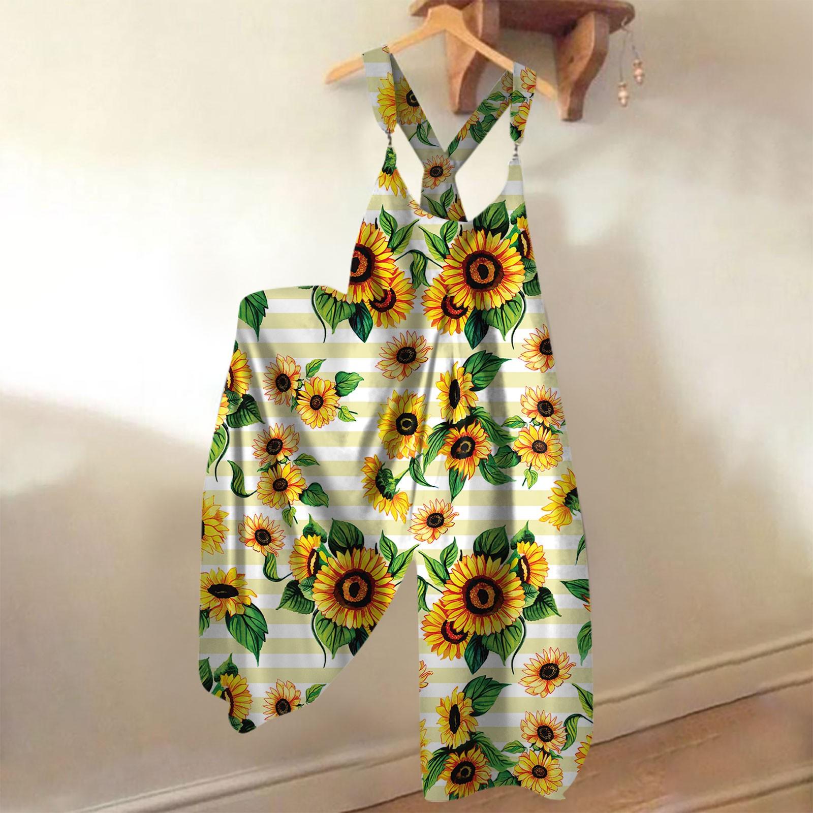 

Жіночі комбінезони з широкими штанинами. Повсякденні вільні комбінезони без рукавів. Ретро-комбінезон із металевими ґудзиками. Довгі штани. Комбінезон із кишенями. XL жовтий