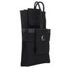 Portable Nylon Walkie Talkie Bag Pouch Radio Holder Case for Outdoor Sports Black