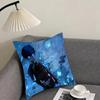 BBlue LockK Anime Cushion Cover Pillowcase Ultra Soft Skin Friendly Fabric Cloud Like Comfort Concealed Zipper