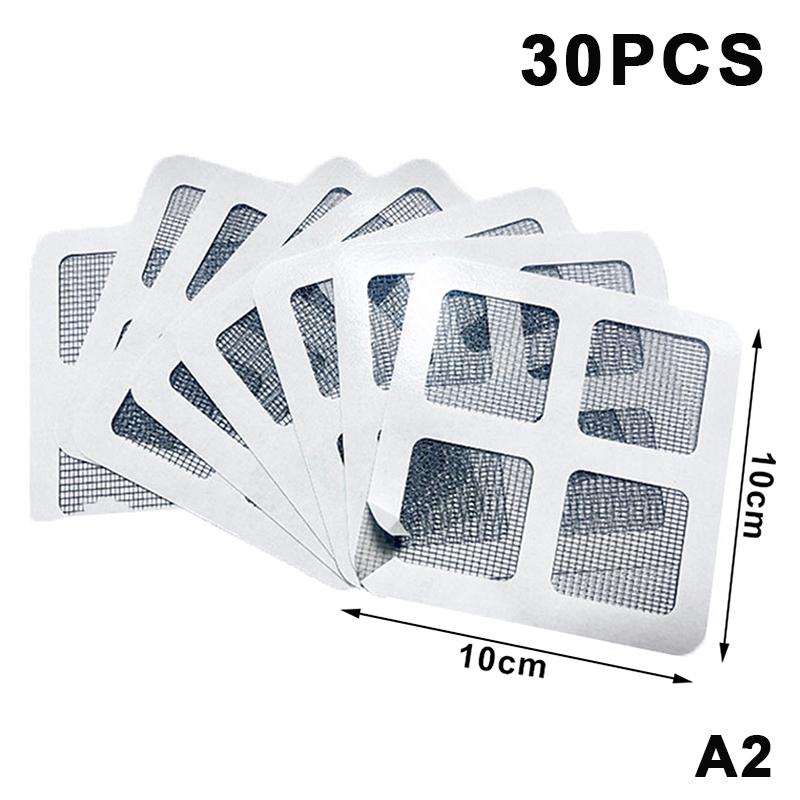Disposable Shower Drain Hair Catcher Mesh Stickers 10/30Pcs Self Adhesive Easy To Use for Home Bathroom Travel Hotel