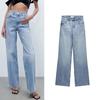New Fashion Casual Raw Hem High Waist Pants for Autumn and Winter