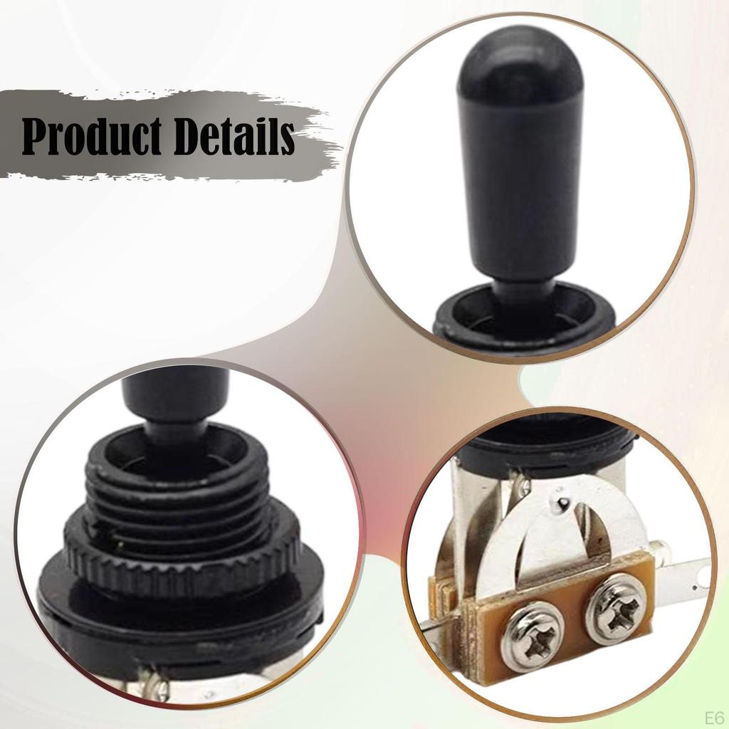 Electric Guitar 3 Way Toggle Switch Accessory Open Closed Parts Component Replace Pickup Selector