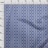 oneOone Cotton Flex Blue Fabric Asian Block Sewing Craft Projects Fabric Prints by Yard 40 Inch