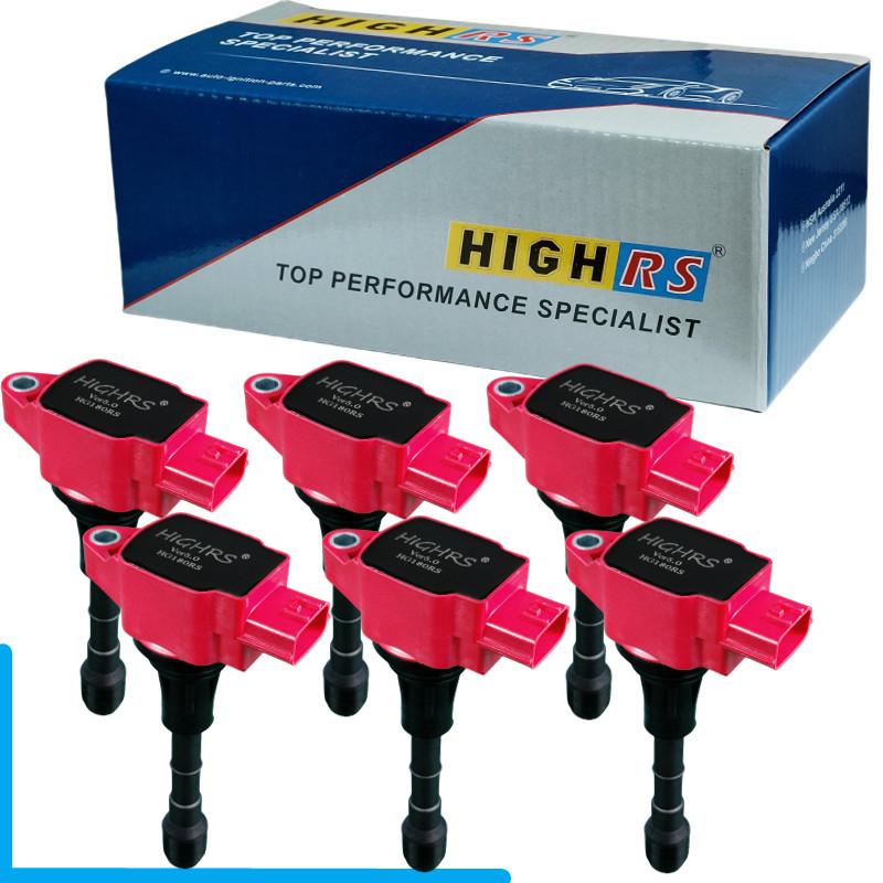 Dual spark Ignition Coil for VQ35 Nissan 350Z Altima Maxima Murano Pathfinder 3.5L Quest Xterra 22448-JA10C VQ35HR VQ25HR VQ35DE 6pcs