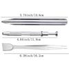 3Pcs Professional Tweezers Kits Stainless Steel Gemstones Grabber Stainless Steel Diamond Holder Metal Beading Tool