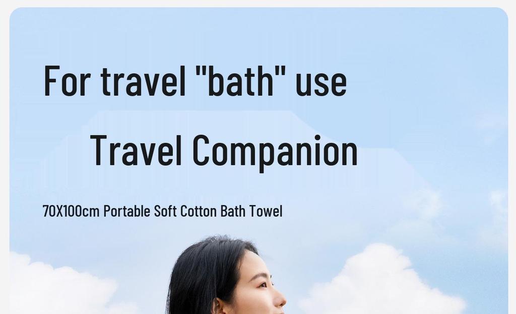 Portable Travel Set: Disposable Underwear, Towel, Bath Towel, and Toilet Mat for 4-Day, 3-Night Trip