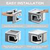 Double Layer Cats Cave Bed with Scratching Pad Foldable Design Space Saving Cats Shelter House for Indoor Habitats