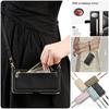 Leather Phone Case for iPhone 12 - 16 Series with Coin Pocket, Card Slot, Mirror & Stand – Multiple Colors