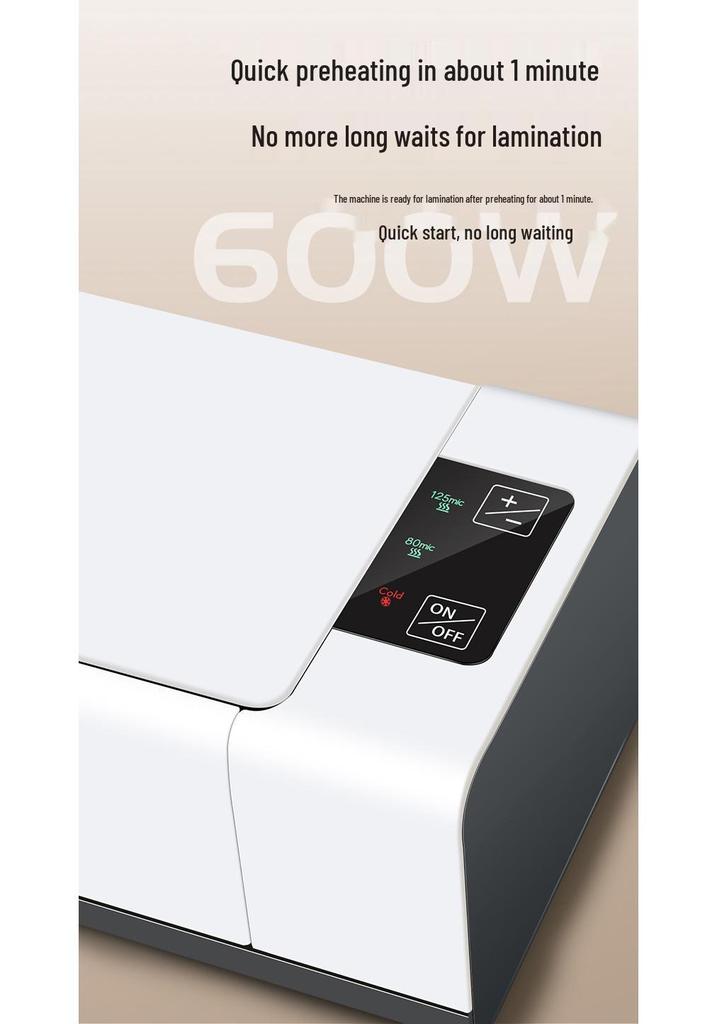 399 Sealing Machine: A3/A4 Fully Automatic Laminator for Home, Office, or Kindergarten.