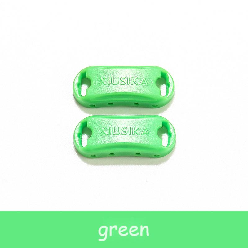 2pcs/pai Elastic Laces Buckle Shoelaces for Sneakers Shoelace Accessories Plastic Shoelace Lock Sports Shoe Kit AF1 Shoe Decora