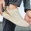 Men's Flying-Woven Sneakers Summer New Fashion Anti-Slip Sport Casual Shoes Breathable Mesh Lightweight for Jogging Gym Workouts