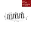 Jihang 304 Stainless Steel Spice Jar Set