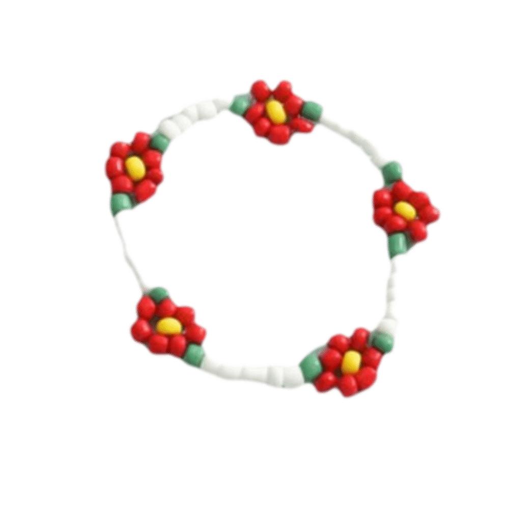 8pcs Bohemia Elastic Beaded Bracelet Multi Beaded Charms Bracelet Set  Summer