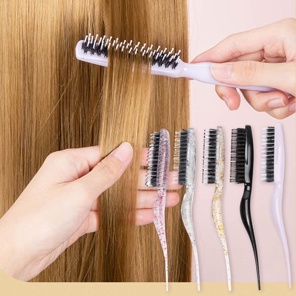 Fashion Hairdresser Detangling Comb Pointed Tail Pin Anti-static Hair Dye Style Rat Tail Brush Hair Styling Beauty Tools