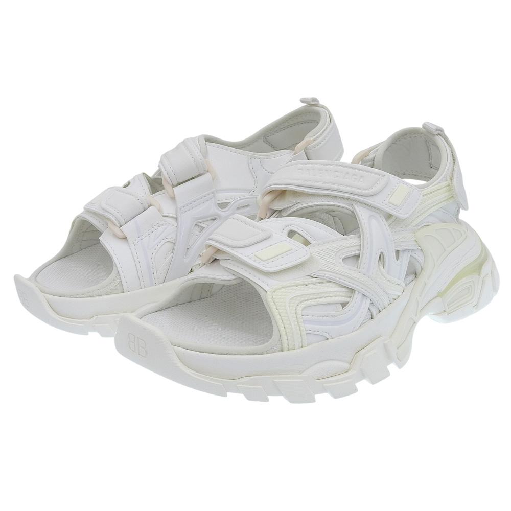 BALENCIAGA Beautiful Track Sandal, Women's, White, 9.1 inches, 617542 shoes 35(EUR) whiteUsed