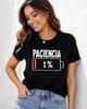 Fashionable Unisexs Tshirt Vitality Spanish Letter Printed Short Sleeve Round Neck Unisexs Casual Summer Breathable Tshirt