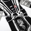 Silver Dragon Ninja Samurai Costume for Kids with Mask and Sword Accessories