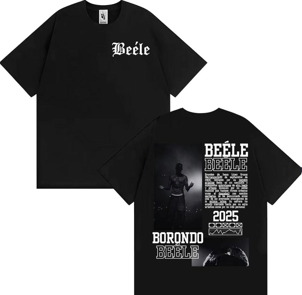 2025 Summer Rapper Biller Album Tour Merch Tshirt Mens Hiphop Pop Street Tshirt 100 Cotton Oversized Street Clothes