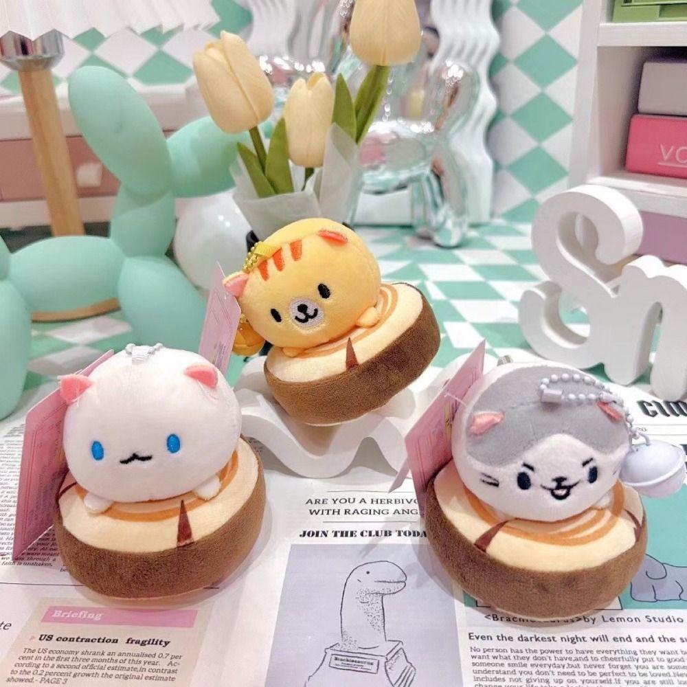 

Bag Decor Cat Plush Keychain Stuffed Animal Kitten Keyring Cat Plush Pendant Backpack Charms