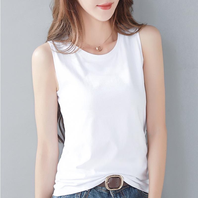 Women's Trendy Loose Spaghetti Strap Cotton Vest – Sleeveless Summer Outerwear Sports Top