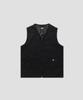 Canvas Summer Vest Black