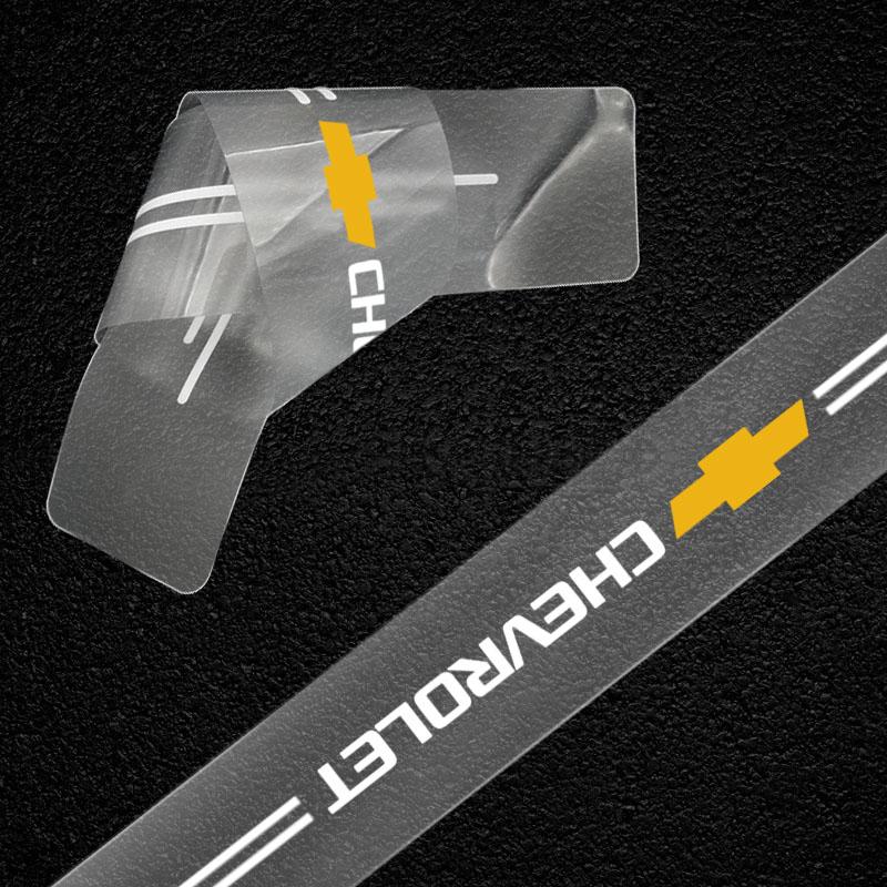 1Pcs Transparent Car Trunk Badge Protective Sticker Car Accessories For Chevrolet Spark Silverado Trailblazer Cruze Captiva Lacetti