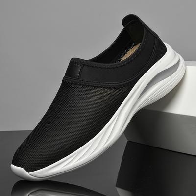 Fashion Summer Men's Breathable Mesh Loafers Slip-On Casual Shoes Lightweight Comfortable Flats Walking Shoes for Men Fashion Sneakers