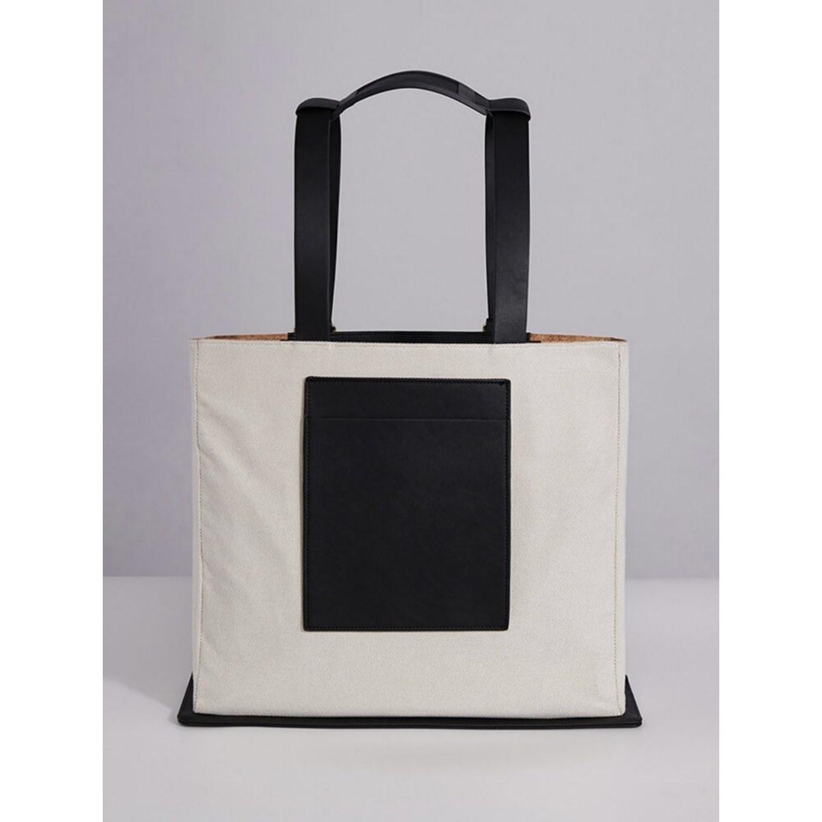 

Вместительная сумка-тоут женская нишевая простая холщовая сумка на плечо модный рюкзак для поездок на работу белый