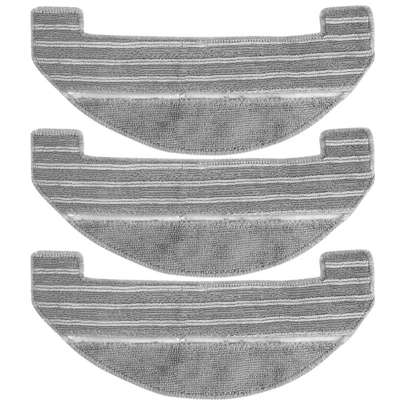 

LITE-3Pcs Mop Cloth For Proscenic M8 PRO/ Ultenic T10 Robot Vacuum Cleaner Household Cleaning Tools Accessories Replacement сірий колір