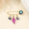 Yutsai Korean Style Cartoon Cute Expression Brooch Zircon Alloy Brooch Pin Jewelry Gifts PD2304
