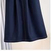 DIMANAF 2026 Summer Plus Size Women Skirts Elastic Waist Oversize Casual Lady Long Skirts Denim Cotton Solid Blue