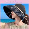 Summer Sun Protection Hat Women Large Brim Uv Shield Outdoor Sun Hat For Beach Travel