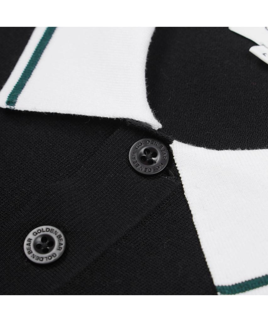 Goldeunbeeo (M) Chest Border Collar Sweater G4Wam26201Bkx