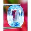 certified 6.60 Ct Pure Natural Sky Blue sapphire Cushion Cut Loose Gemstone
