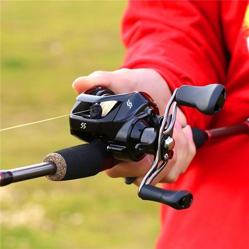 Baitcasting Fishing Reels 12+1 BB Reel Max Power Drag14 LB Front Drag Casting Fishing Reels