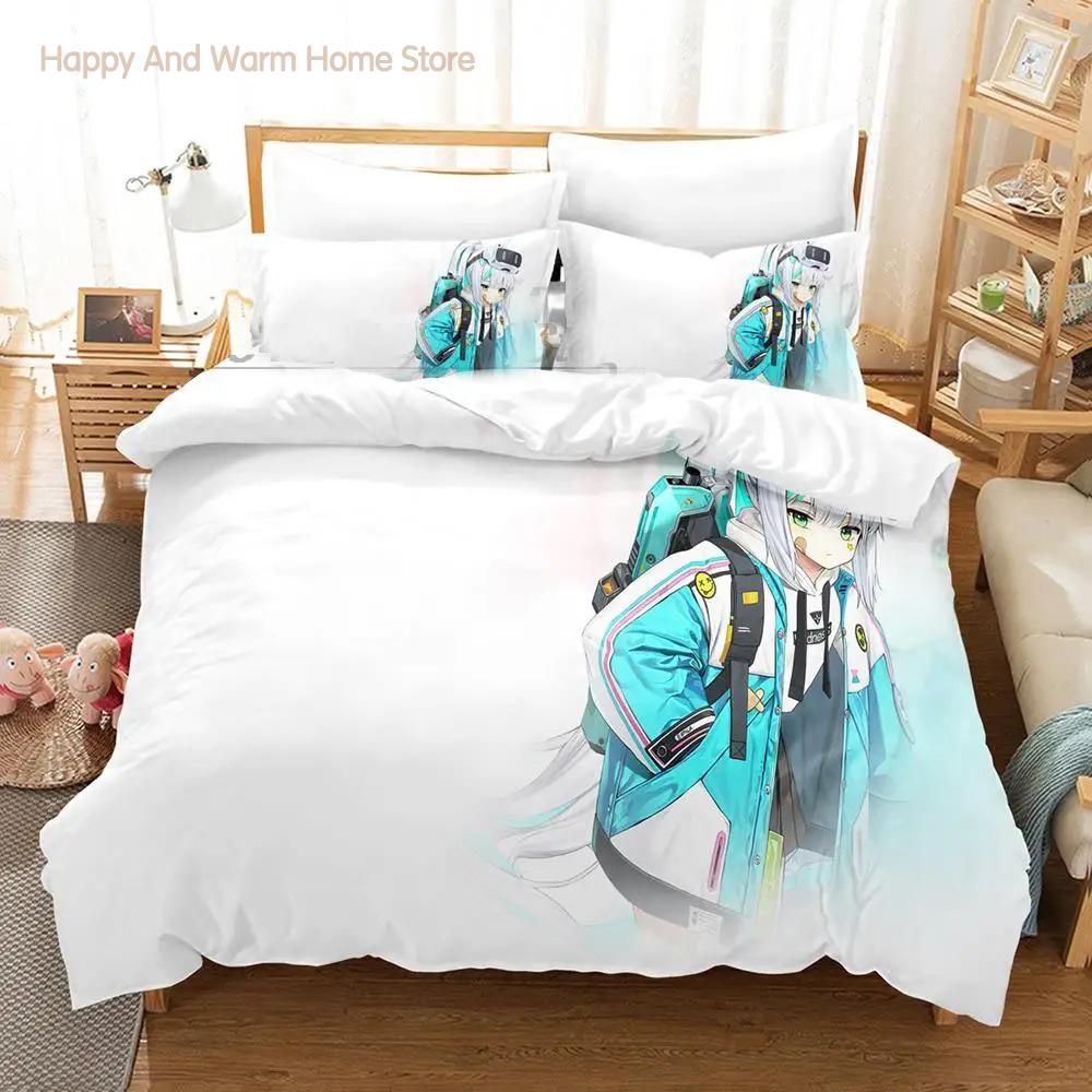 NIKKE 3D Print Anime Bedding Set Single Twin Full Queen King Size Duvet Cover Sets for Adult Boys Bedroom