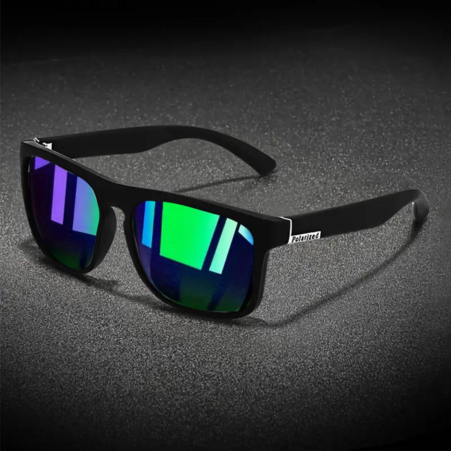 

Fashion Vintage Square Sunglasses Men Women Driving Fishing Luxury Brand Designer Sun Glasses Driver s Eyewear UV400 зелёный