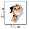 Yousheng Lovely Cat Toilet Lid Wall Sticker Fashion Home Art