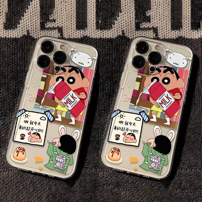 Cartoon cute little new iPhone15Promax mobile phone case 14 girl 13 creative 12 simple 11 all-inclusive XS