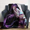 1pc KPop Demon Hunters RUMI5 Blanket, Gift, for Men and Women, Soft Blanket, Good for Sofa Bed Couch Travel, Lightweight Flannel Blanket