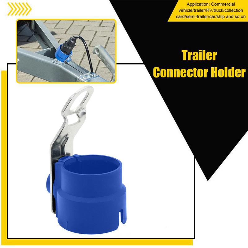 Universal Trailer Plug Holder  Weatherproof Protective Rigid Accessories For 7pin To 13Pin Trailer Dirt Protection Plug Adapter