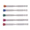 5PCS Magnetic Ring Screwdriver Bits 1/4in Hex Shank Alloy Steel Electric Power Driver Bit Set
