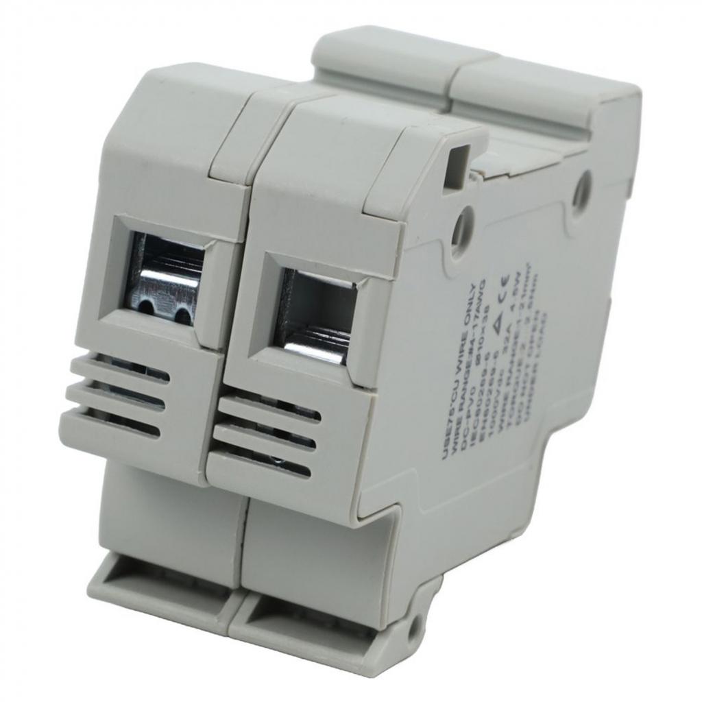 Compact Solar Fuse and Holder Set for Easy Installation In For PV Systems