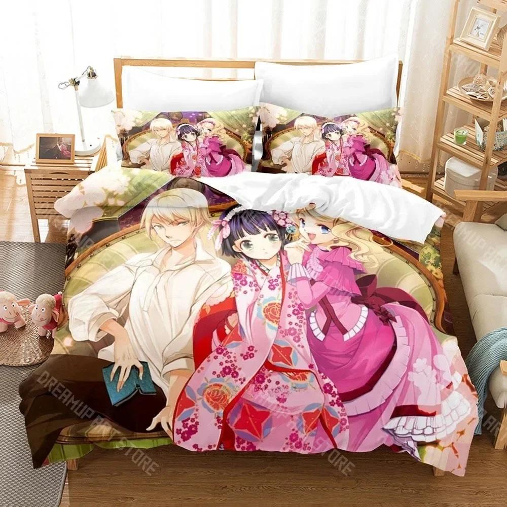 3D Anime Croisee In A Foreign Labyrinth Bedding Set Single Twin Full Queen King Size Bed Set Adult Kid Bedroom Duvetcover Sets