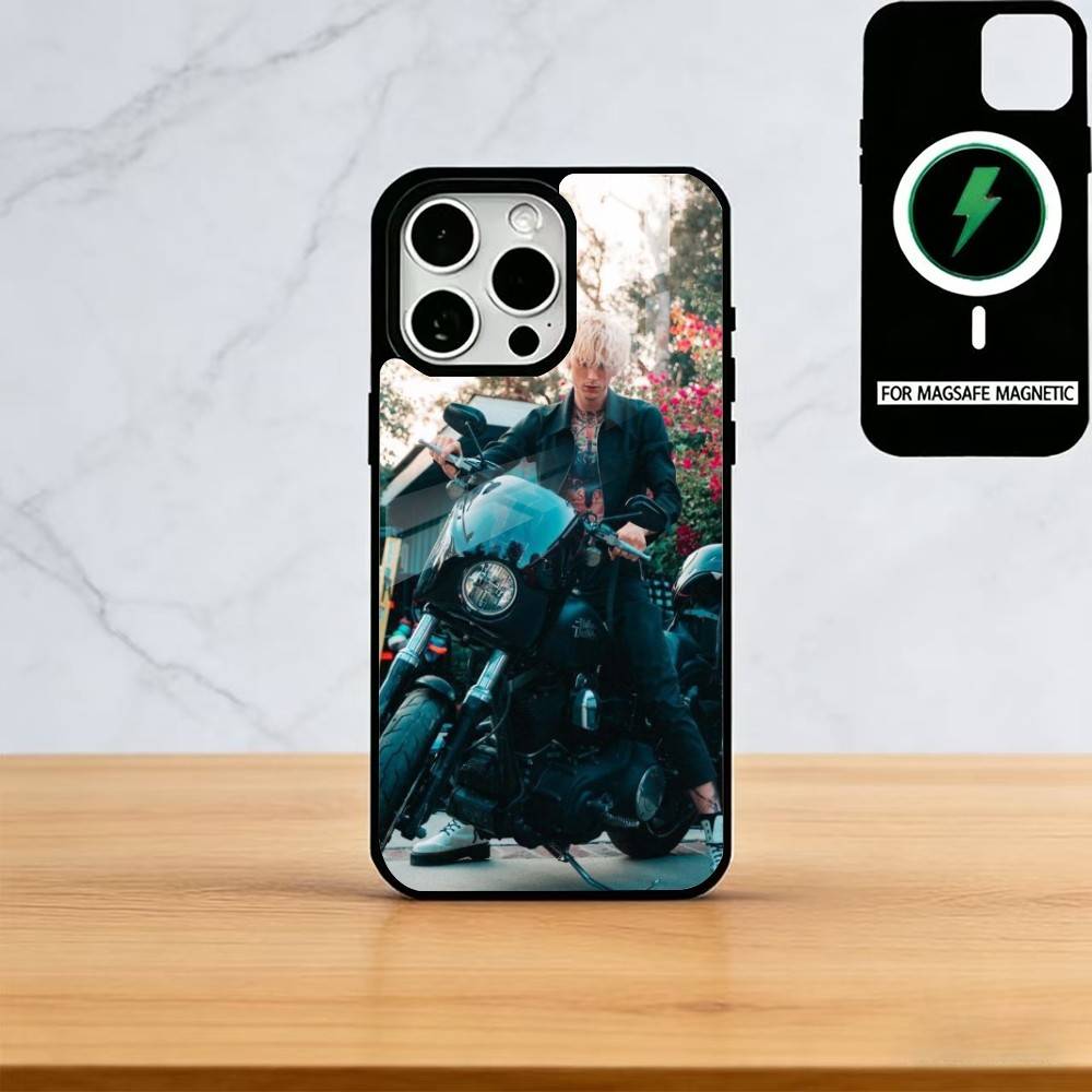 MGK LOST A-AMERICANA Phone Case For iPhone17,16,15,14,13,12,11 Plus,Pro Magnetic For Magsafe Wireless Charging