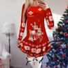 Women's Christmas Printed Dress Base Shirt