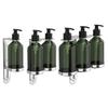 For Kitchens For Bathrooms Green Soap Dispenser Pump Bottle Green Bottle Versatile Usage Plastic And Stainless Steel